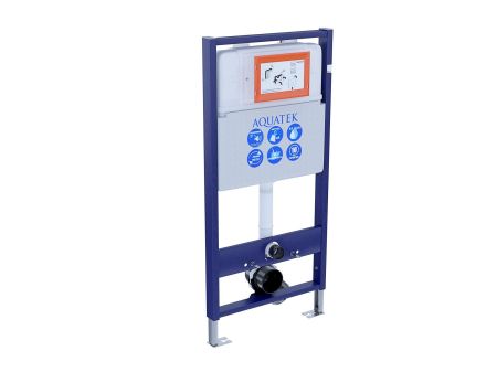 Инсталляция для подвесного унитаза Aquatek Standart 51 INS-0000001, 130*510*100 мм