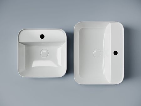 Умывальник чаша накладная квадратная Element 390*390*140мм CN5014, артикул CN5014