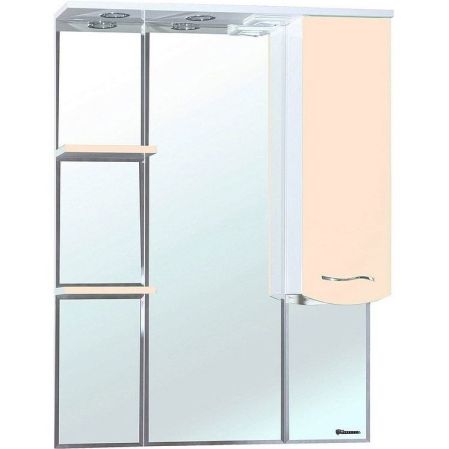 Зеркало со шкафом Bellezza Мари 85 R 4612914001224 с подсветкой Бежевое, артикул 4612914001224