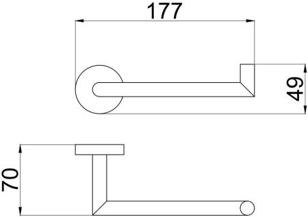 Держатель туалетной бумаги Allen Brau Priority 6.31007-00 хром, артикул 6.31007-00