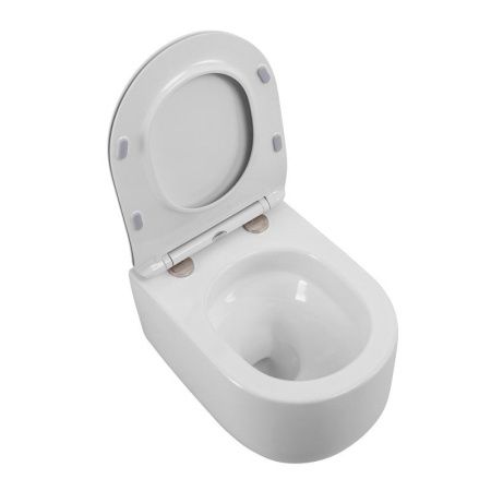 Унитаз подвесной безободковый со смывом TORNADO BelBagno SOFT-TOR Унитаз подвесной безободковый со смывом TORNADO BelBagno SOFT-TOR