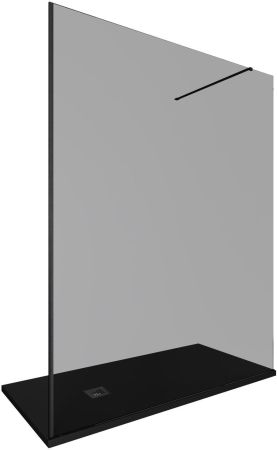 Душевая перегородка Allen Brau Infinity 1 160 3.21034.BBA.T черный браш, артикул 3.21034.BBA.T