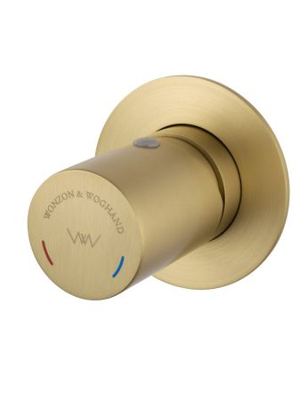 Смеситель для раковины встраиваемый WONZON & WOGHAND, Брашированное золото (WW-105-BG)