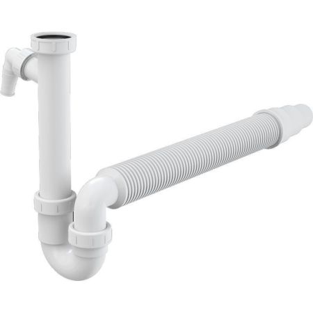 Сифон для кухонной мойки Alcaplast A83-DN50/40 Белый, артикул A83-DN50/40