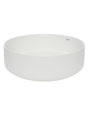 AQM5012 Раковина накладная круглая, цвет белый матовый. 355x355x120, артикул AQM5012MW