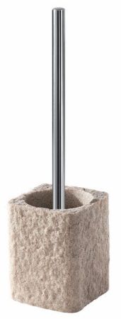 Gedy Aries, напольный ерш, цвет хром - бежевый, артикул AR33(03)