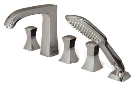 Смеситель на борт ванны Bravat Whirlpool F578112C Хром