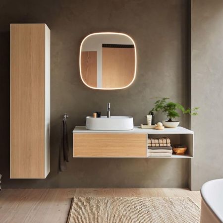 Duravit Zencha Раковина накладная 42х42х14 см, с 1 отв под смеситель, цвет белый гляневый, артикул 2374420071