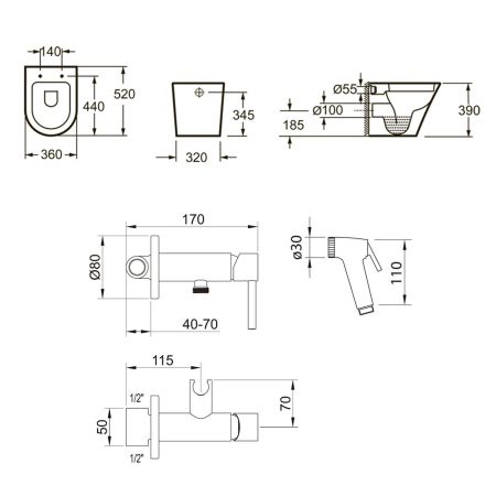 Комплект 2 в 1 Lavinia Boho Biore 21042008, артикул 21042008