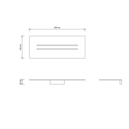 Decor Walther Лоток для душа MK DA - Белый матовый, артикул 0523250