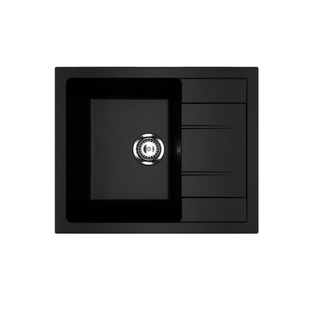 Кухонная мойка Ulgran U-607-344, ультра-черный, артикул U-607-344