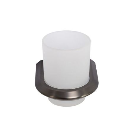 LINER-TUMS-GM Стакан подвесной, стекло, исполнение оружейная сталь, артикул LINER-TUMS-GM