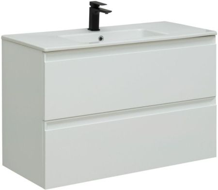 Тумба под раковину Allen Brau Eclipse 100 1.E1003.WM белый матовый, артикул 1.E1003.WM