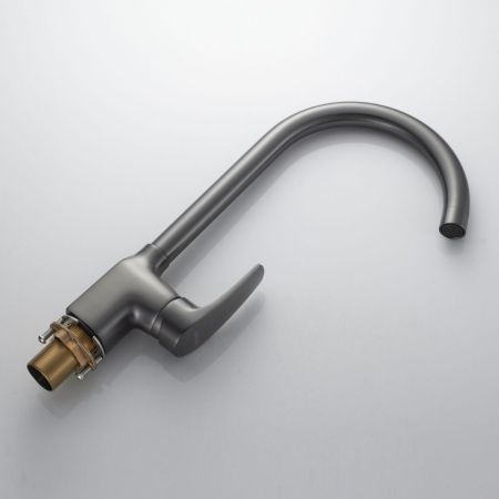 Смеситель для кухни Shevanik S5053T, оружейная сталь, артикул S5053T