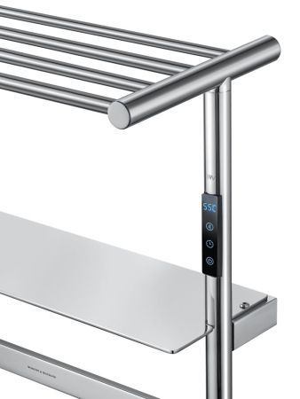 Полотенцесушитель электрический WONZON & WOGHAND DÜSSELDORF, Хром (WW-A208-CR), артикул WW-A208-CR