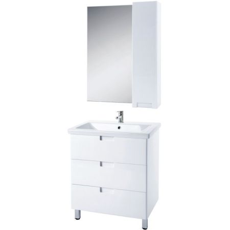 Зеркало со шкафом Bellezza Пегас 80 R 4610413001011 Белое