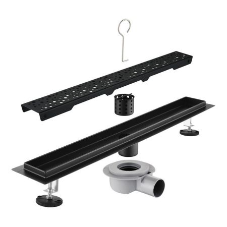 Трап для душа 60см Savol S-DL03H-60, черный, артикул S-DL03H-60