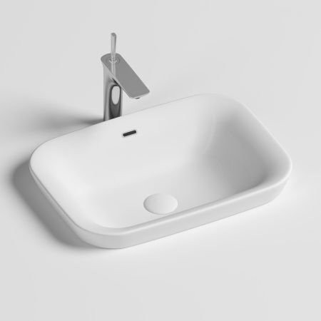 Умывальник прямоугольный встраиваемый сверху в столешницу Element 580*400*150мм CN6041, артикул CN6041