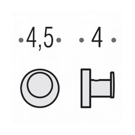 Colombo Plus Крючок, подвесной, цвет: PVD Vintage, артикул W4917.VL