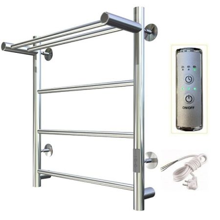 Полотенцесушитель электрический с полочкой (лесенка) Тругор Аспект Пэк сп 1 П 60х50 см, артикул АспектПэксп1П/6050 32