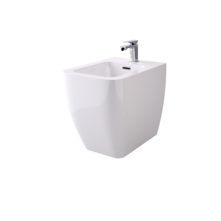 Hidra Kiub, напольное биде c крепежом, 54x336,5x43h см, цвет черный матовый, артикул KI14/026