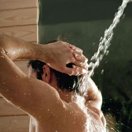 Излив, Bossini, Bocca Cascata XL, для ванной или душа, настенный, вынос излива, мм-155, стандарт подводки-1/2", каскадная струя, материал-латунь, цвет-хром, артикул E88500.030