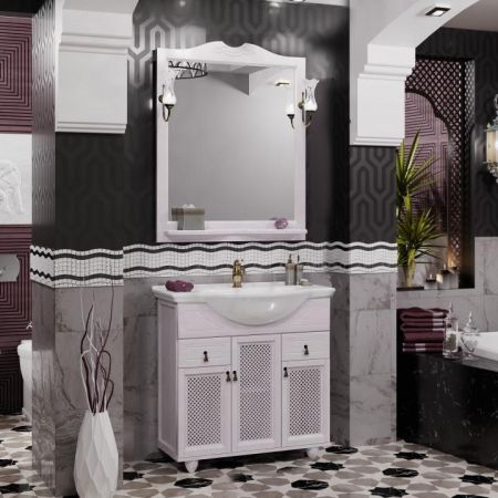 Зеркало Тибет 85 Opadiris Беленый бук, артикул 