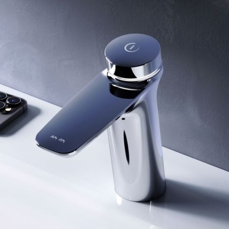 F50A02400 Inspire V2.0, TouchReel электронный см-ль, излив 125 мм, хром