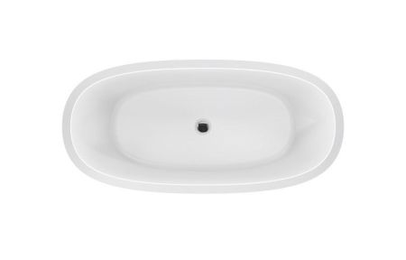 Акриловая ванна CEZARES CZR-LUX-CENTRAL-170-82-58-MATT, артикул CZR-LUX-CENTRAL-170-82-58-MATT