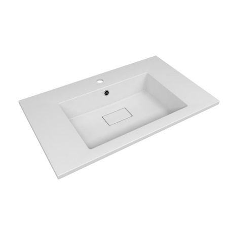Раковина Florentina Персона 80 см 10.240.00800.001, белая, артикул 10.240.00800.001