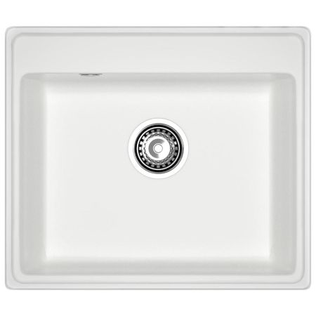 Кухонная мойка GranFest VERTEX 580, иней, артикул V-580 иней