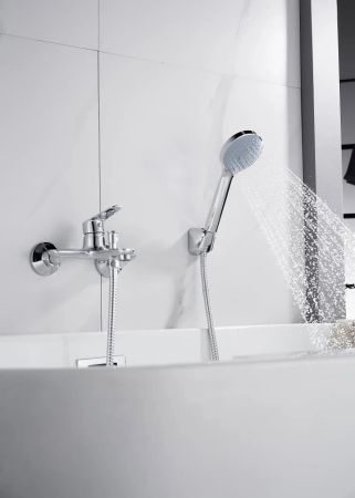 Смеситель для ванны Knotlor KN-52, хром