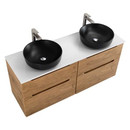 Мебель для ванной комнаты BELBAGNO ETNA-H60-1400 со столешницей, артикул EK-140-2-BL