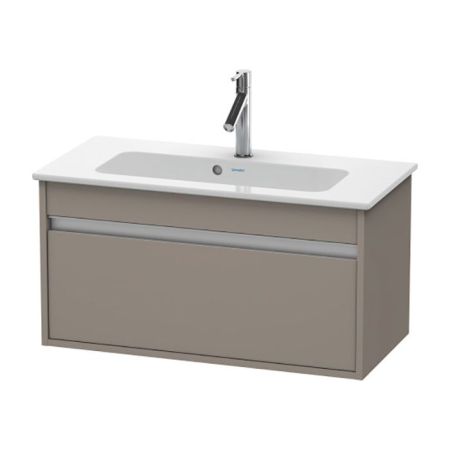 Duravit Ketho База под раковину  410x800x385, 1 выдв.ящик, цвет базальт матовый, артикул KT642304343