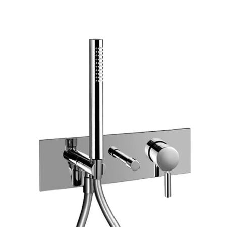 Fantini Nostromo Смеситель для душа, встраиваемый, (наружняя часть), цвет: нержавеющая сталь, артикул 50 93 E384B