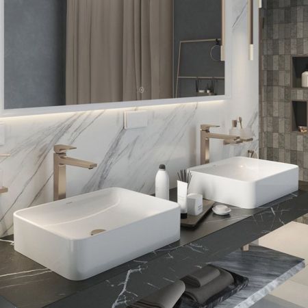 HG Xuniva Q Раковина-чаша 550х400 без перелива, белый, артикул 60168450