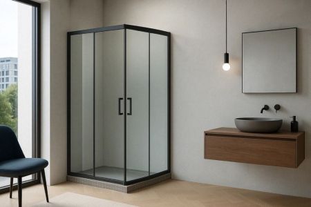 Душевой уголок Royal Bath RB HPD-T-BL 105х100х200 (прозрачное), артикул RB1105HPD-T-BL