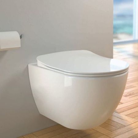 Унитаз биде Creavit Free FE322-00CB00E-0000 подвесной Белый без сиденья, артикул FE322-00CB00E-0000