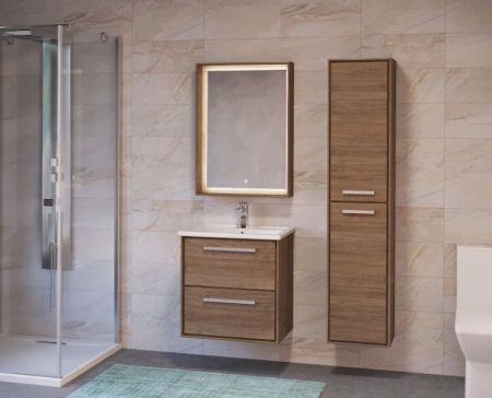 Шкаф пенал Raval Frame 35 подвесной Белый, артикул Fra.04.160/P/W