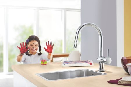 Смеситель для кухни GROHE Minta Touch сенсорный, хром (31358002)