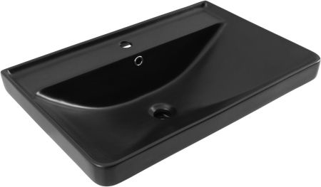 Раковина Aquanet Ирис 70 черная матовая