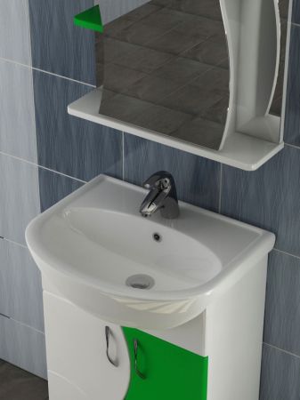 Зеркальный шкаф VIGO Alessandro zsh.ALE.55 зел, 55 см, артикул zsh.ALE.55 зел