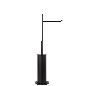 Stil Haus Hashi, стойка h63 см: бумагодержатель/ерш металлический, цвет чёрный матовый