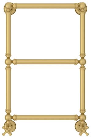 Полотенцесушитель водяной "Ренессанс 1304" 660х400 (Матовое ЗОЛОТО)