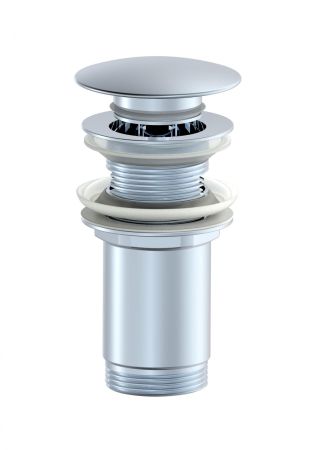 Донный клапан для раковины 1 1/4 WONZON & WOGHAND, Хром (WW-88SS09-CR), артикул WW-88SS09-CR