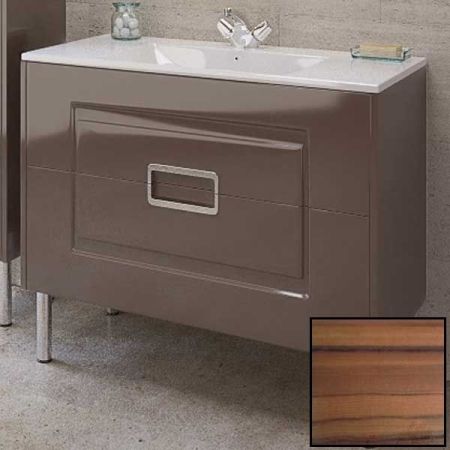 Тумба с раковиной SanVit Мира 60 kmira060 с фактурой под дерево Зебрано, артикул kmira060