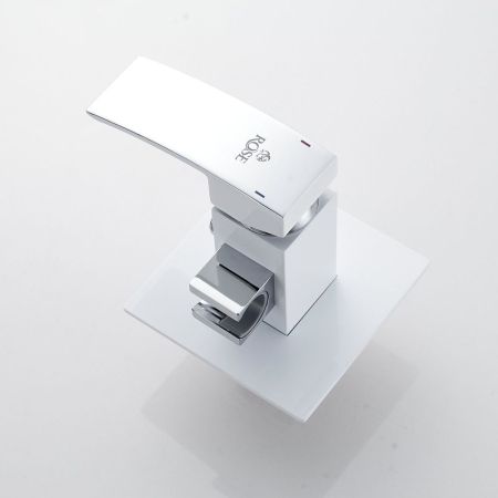 Гигиенический душ со смесителем Rose R1505F-2, белый/хром, артикул R1505F-2