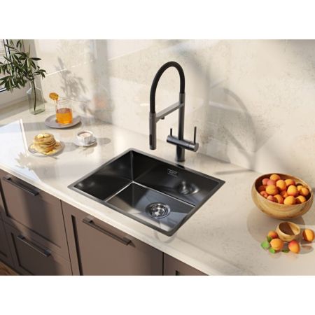 Кухонная мойка Grandex Aqua Proline 5041743, графит, артикул 5041743