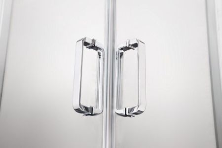 AQ ARI KV09020CH Душевой уголок квадратный, двери раздвижные 900x900x2000 профиль хром, стекло прозрачное (старый артикул AQNAA1142-90), артикул AQ ARI KV 09020CH