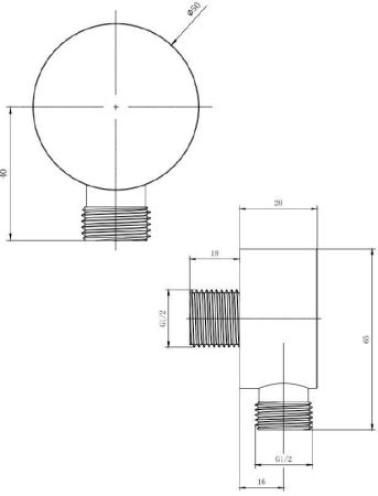 Шланговое подключение Allen Brau Priority 5.31A15-00 хром, артикул 5.31A15-00